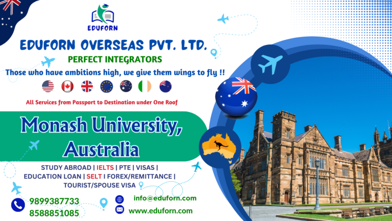 Study in Monash University, Australia