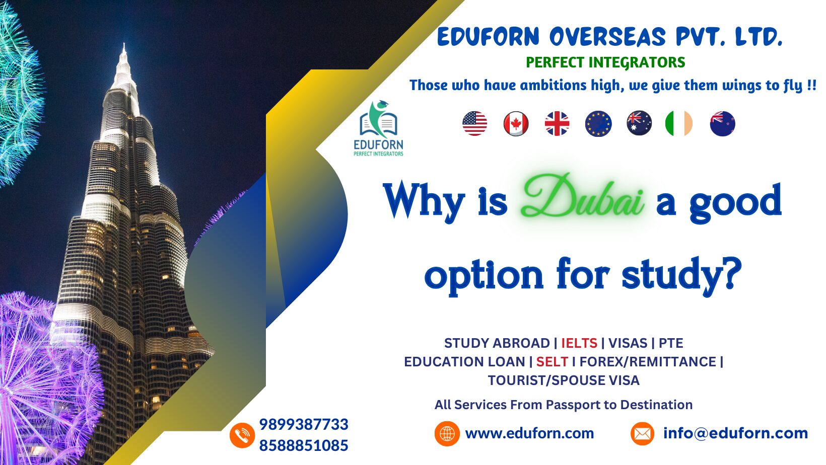 Why is Dubai a good option for study?