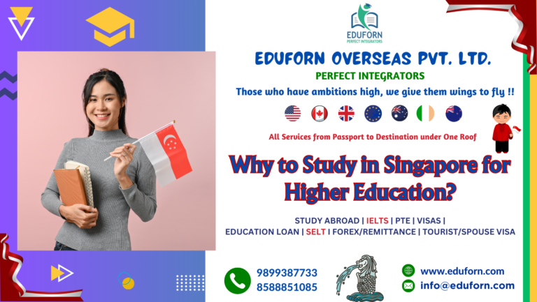 Why to Study in Singapore for Higher Education?