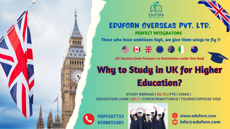 Why to Study in the UK for Higher Education?